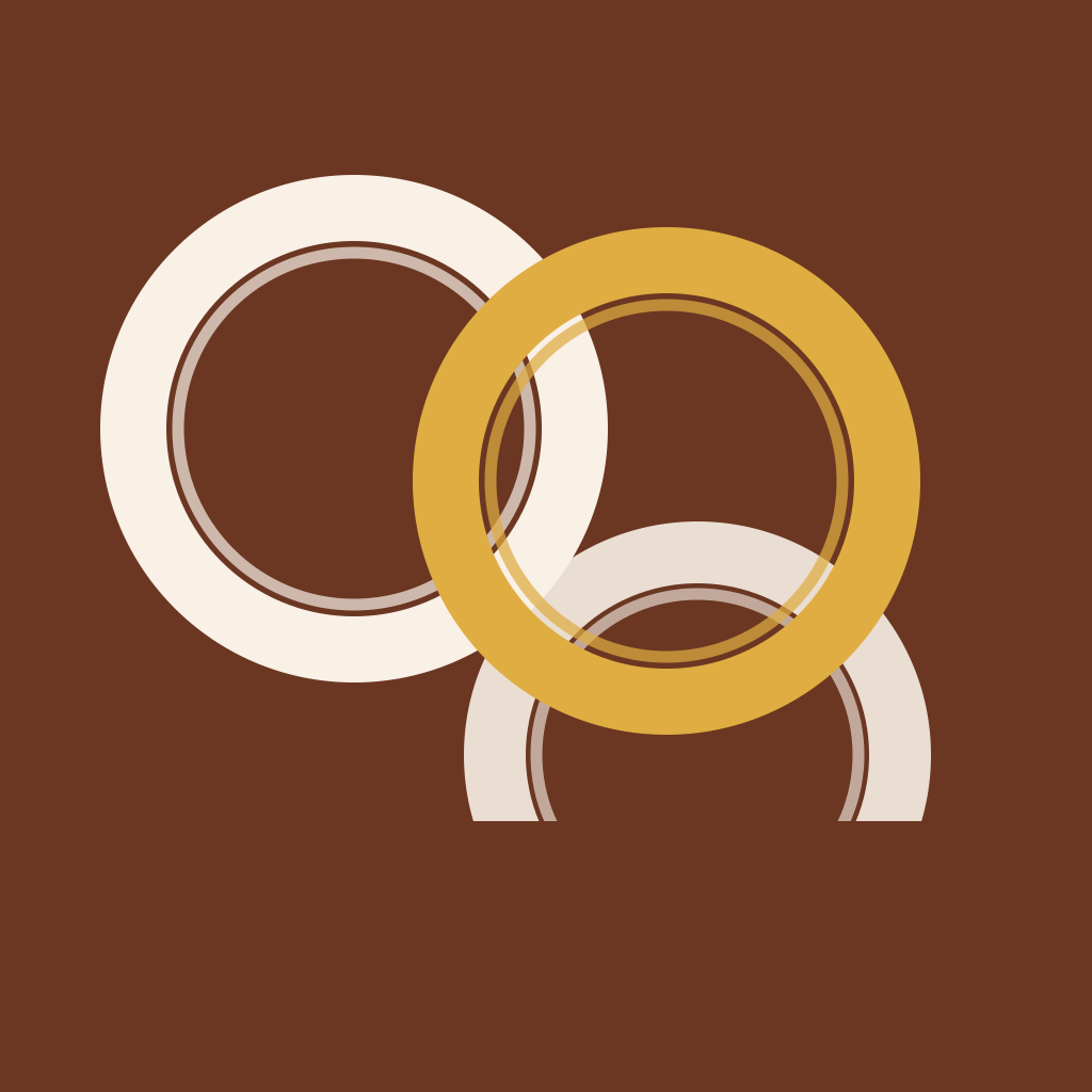 SumKind interlocking-coin app icon